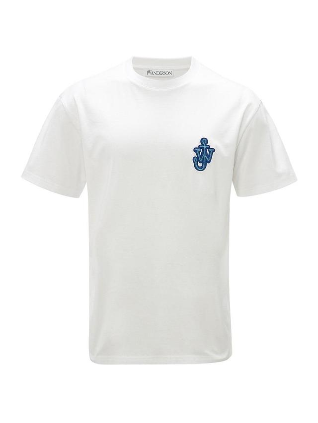 Mens Anchor Patch Cotton T-Shirt Product Image