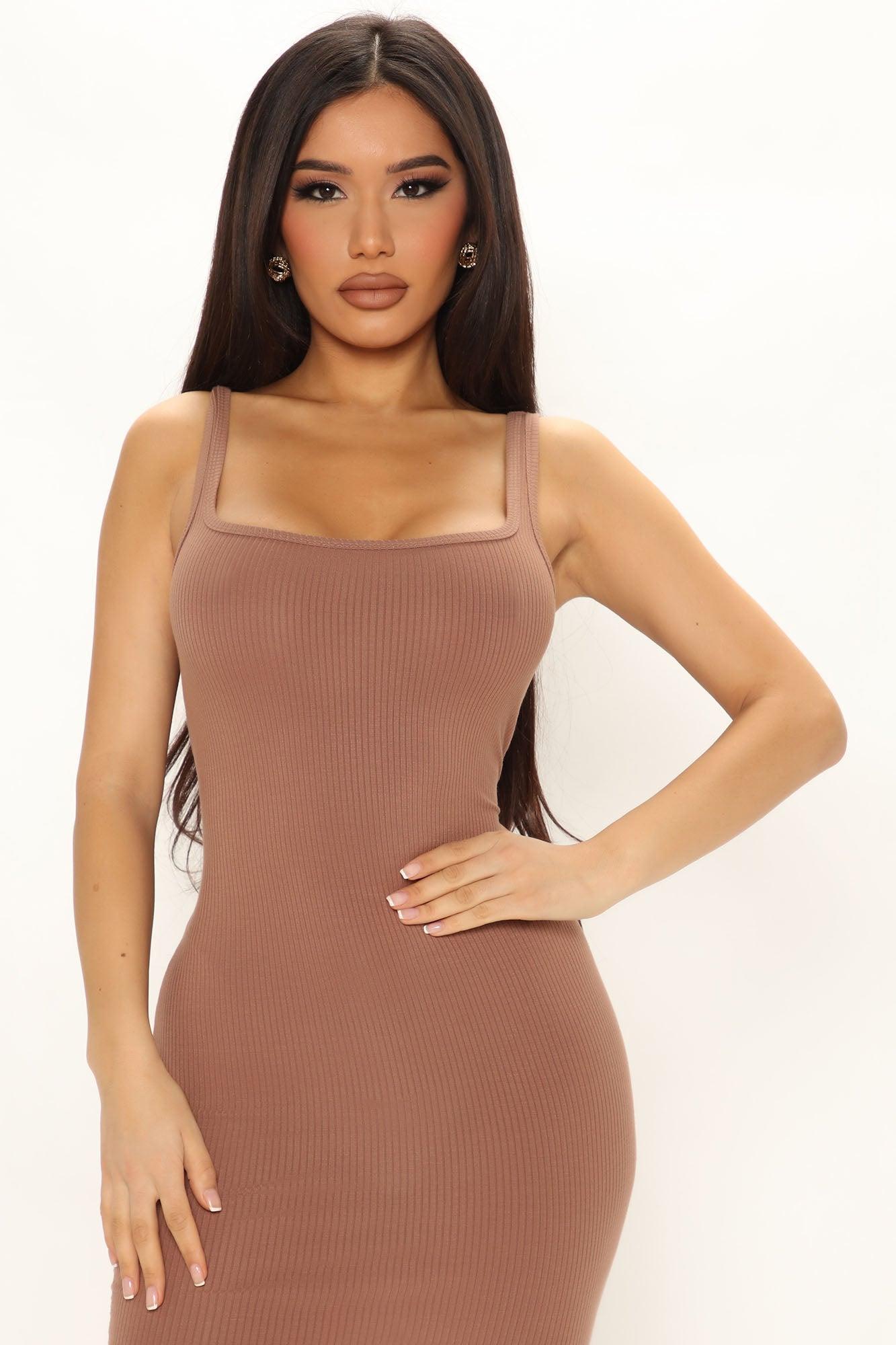 Dani Mini Dress - Mocha Product Image