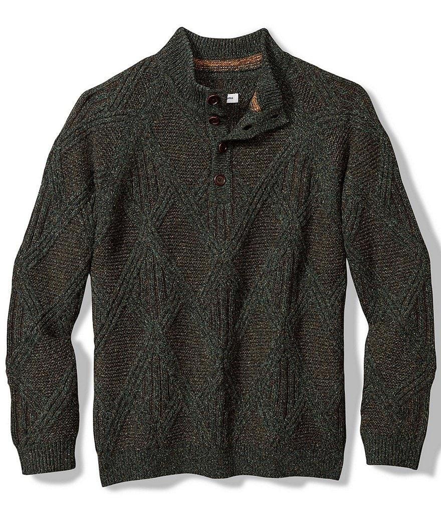 Tommy Bahama Beachscape Cable Knit Merino Wool-Blend Sweater Product Image