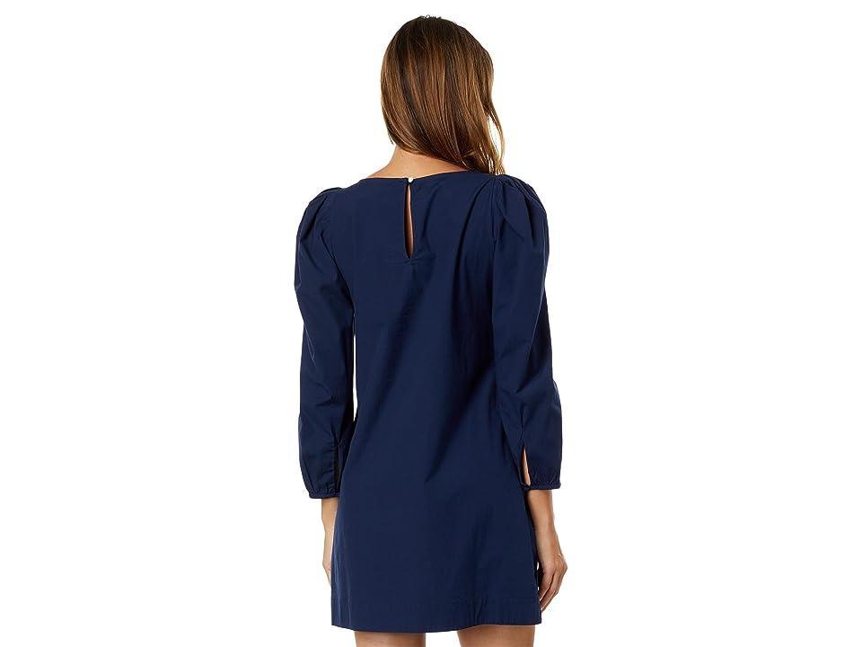 Vineyard Vines Puff Sleeve Poplin Dress (Nautical ) Women's Clothing Product Image