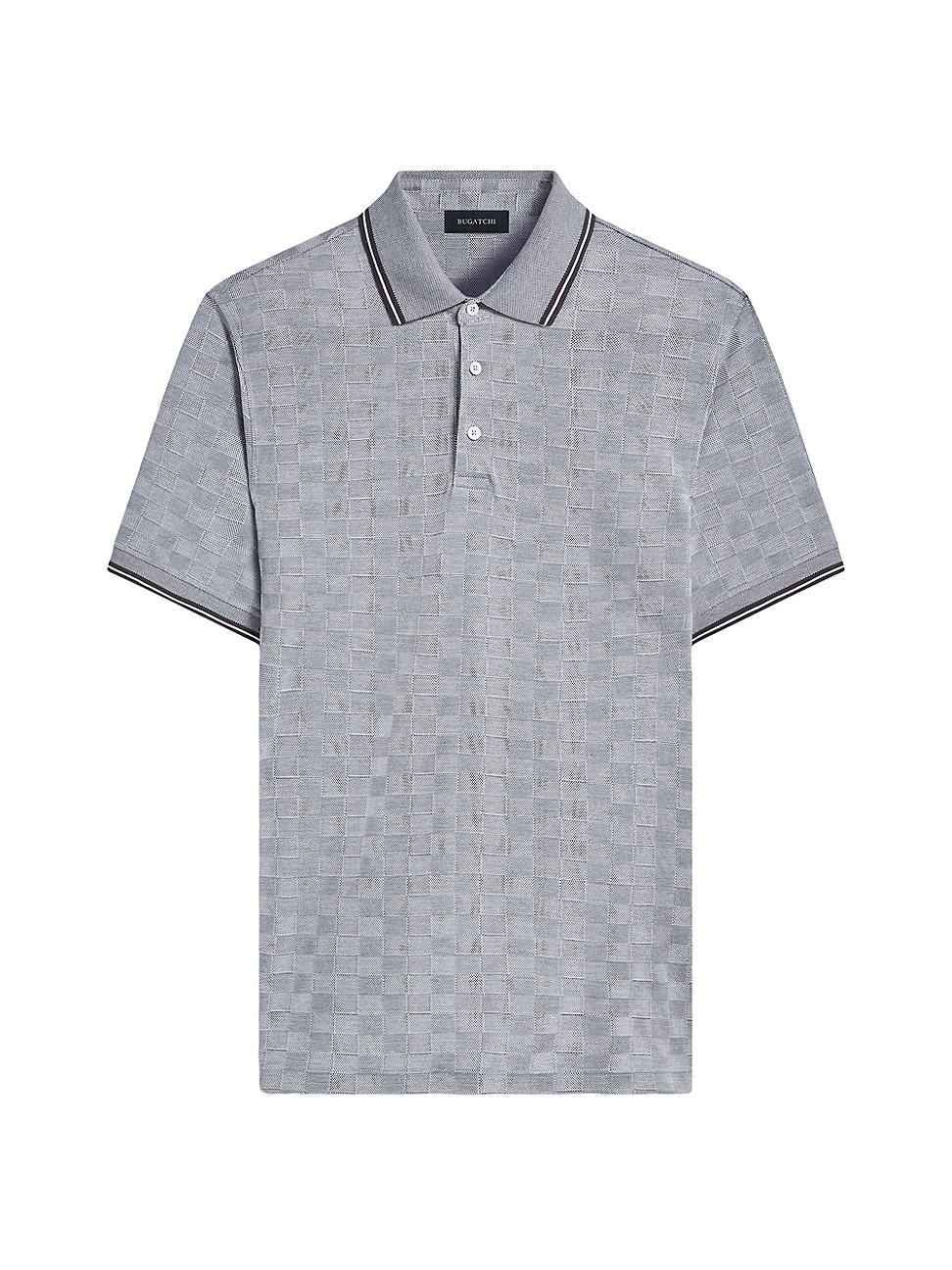 Mens 3-Button Cotton Polo Shirt Product Image