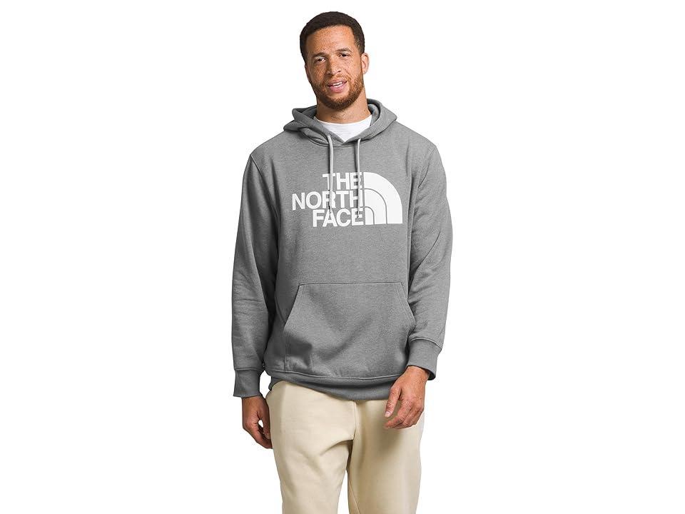 The North Face Big Tall Half Dome Pullover Hoodie (TNF Medium Grey Heather/TNF White) Men's Clothing Product Image