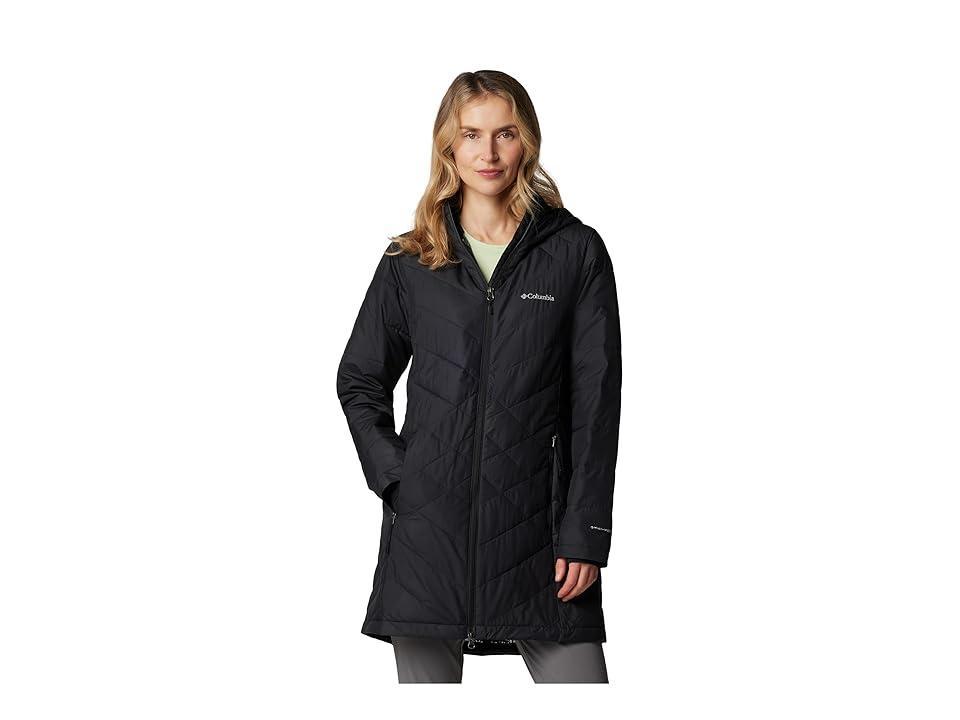 Columbia Heavenly Long Hooded Jacket Women's Clothing Product Image