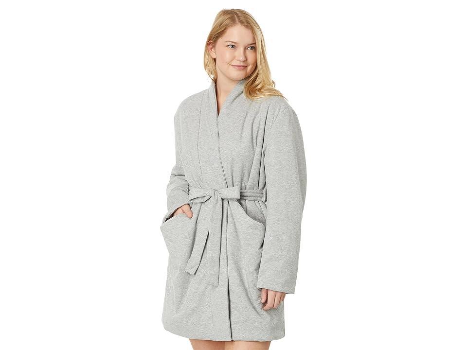 Skin Shannon Cotton Puff Wrap (Heather Grey) Women's Robe Product Image