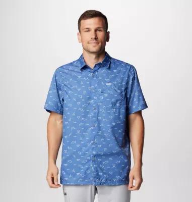 Columbia Men's PFG Super Slack Tide Camp Shirt - Tall- Product Image