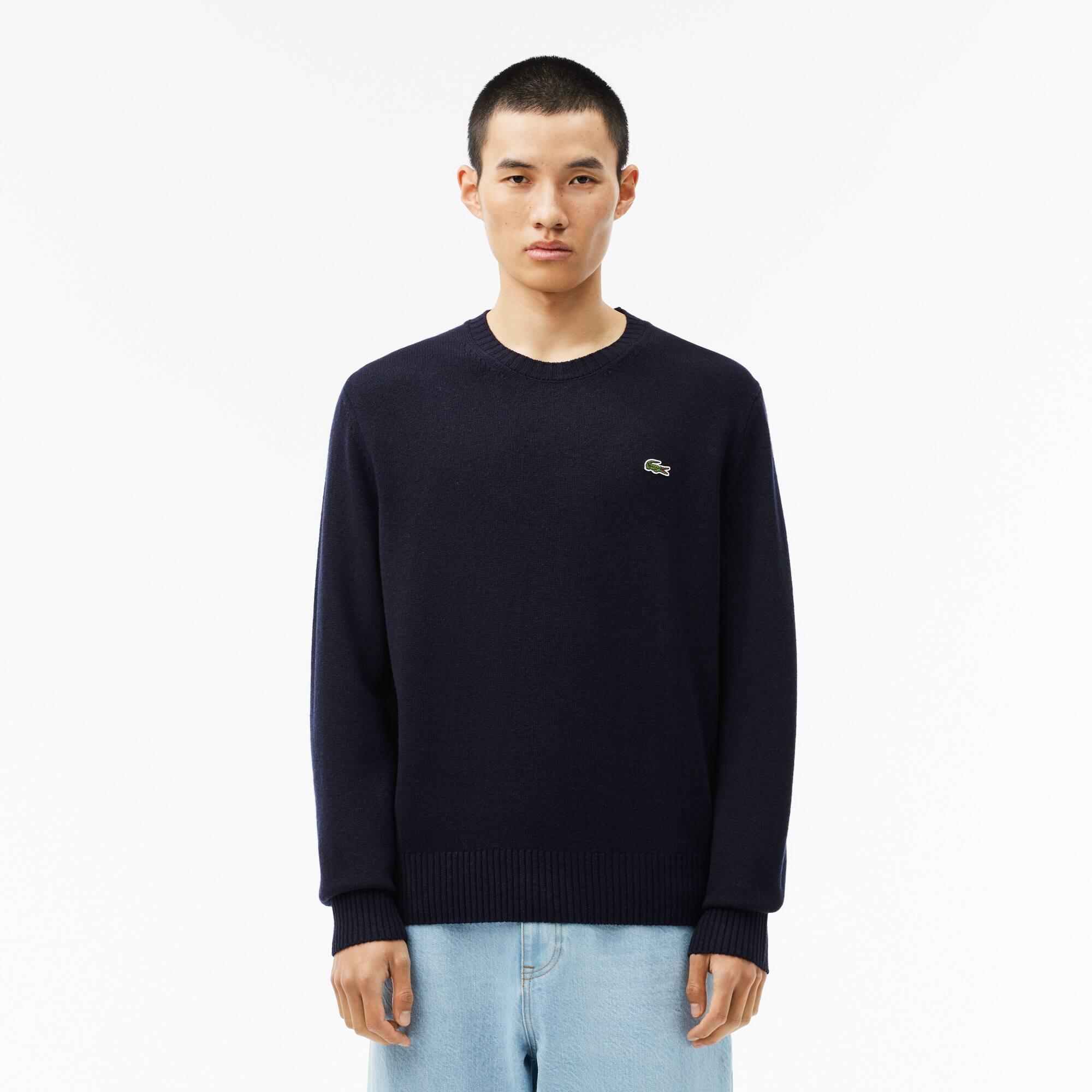 Carded Wool Crew Neck Sweater Product Image