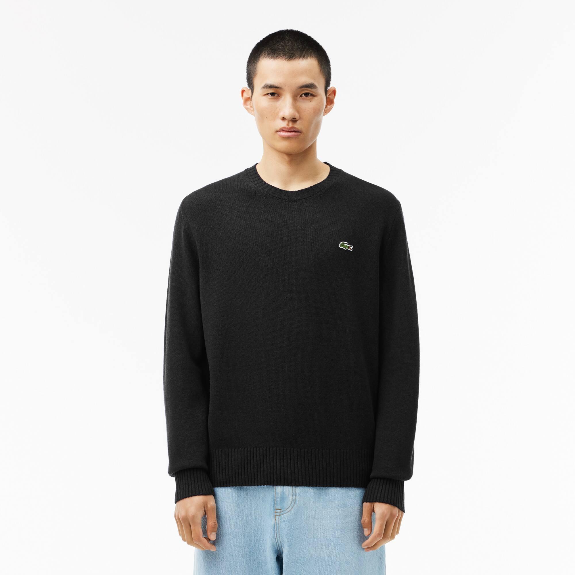 Carded Wool Crew Neck Sweater Product Image