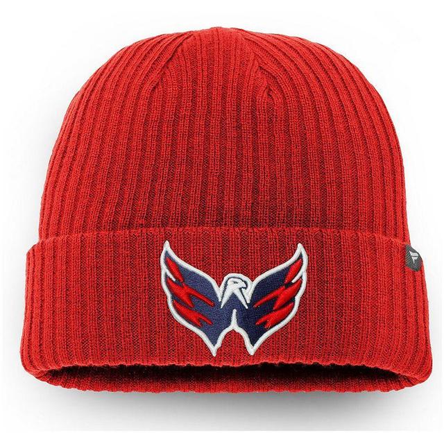 Mens Fanatics Branded Washington Capitals Core Primary Logo Cuffed Knit Hat Product Image