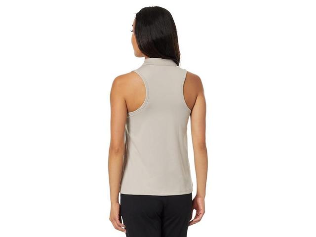 Jockey Active Moisture Wicking Polo Tank With Built In Bra (Atmosphere) Women's Clothing Product Image