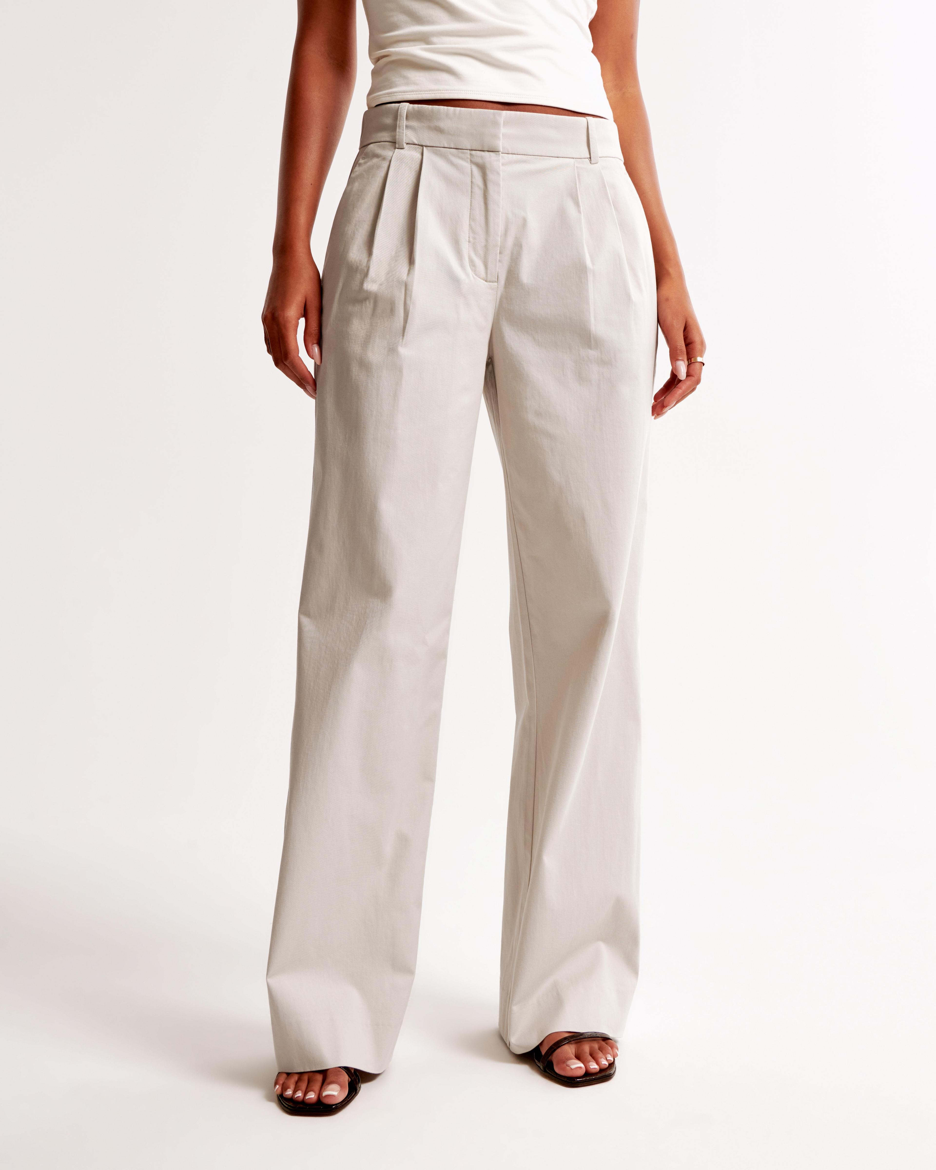 A&F Sloane Low Rise Tailored Twill Pant Product Image