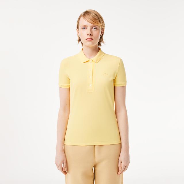 Women's L.12.D Slim Fit Stretch Mini Piqué Polo Product Image