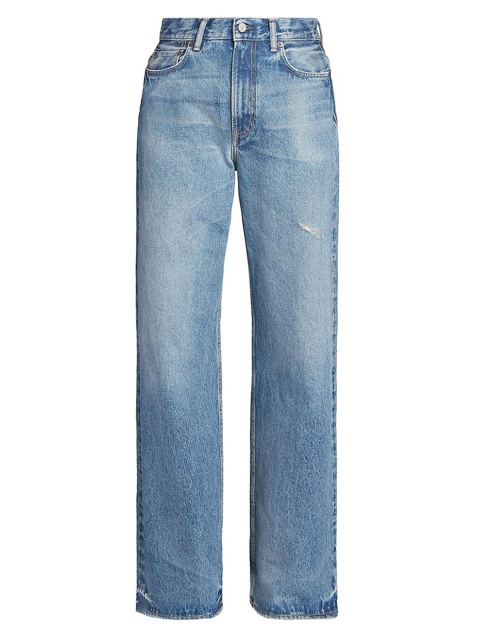 Womens Baggy Wide-Leg Jeans product image