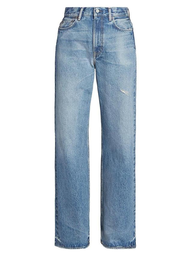 Womens Baggy Wide-Leg Jeans Product Image