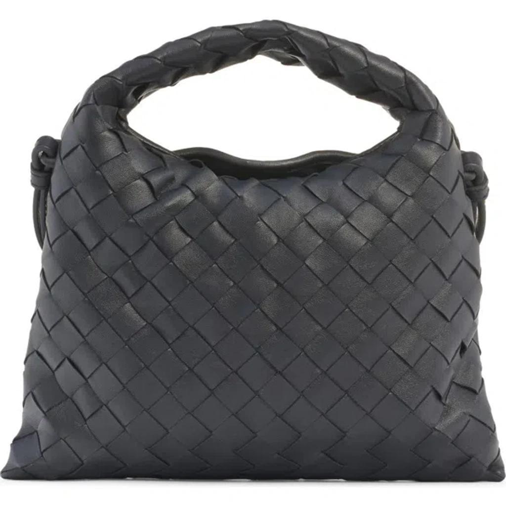 BOTTEGA VENETA Mini Hop Bag In Black Product Image