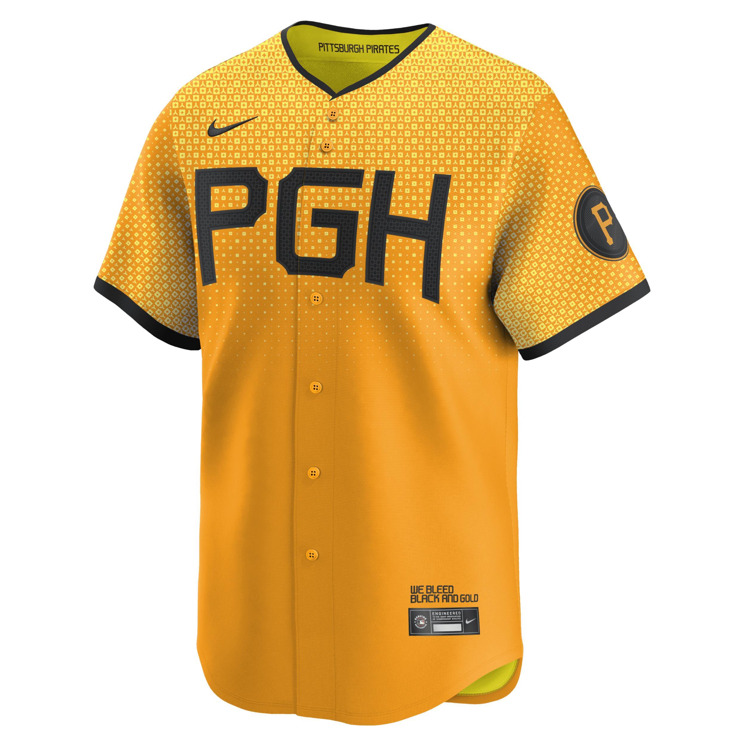 Ke'Bryan Hayes Pittsburgh Pirates City Connect Nike Men's Dri-FIT ADV MLB Limited Jersey Product Image