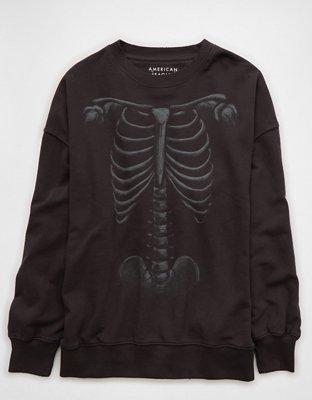 AE Halloween Oversized Graphic Crew Neck Sweatshirt Product Image