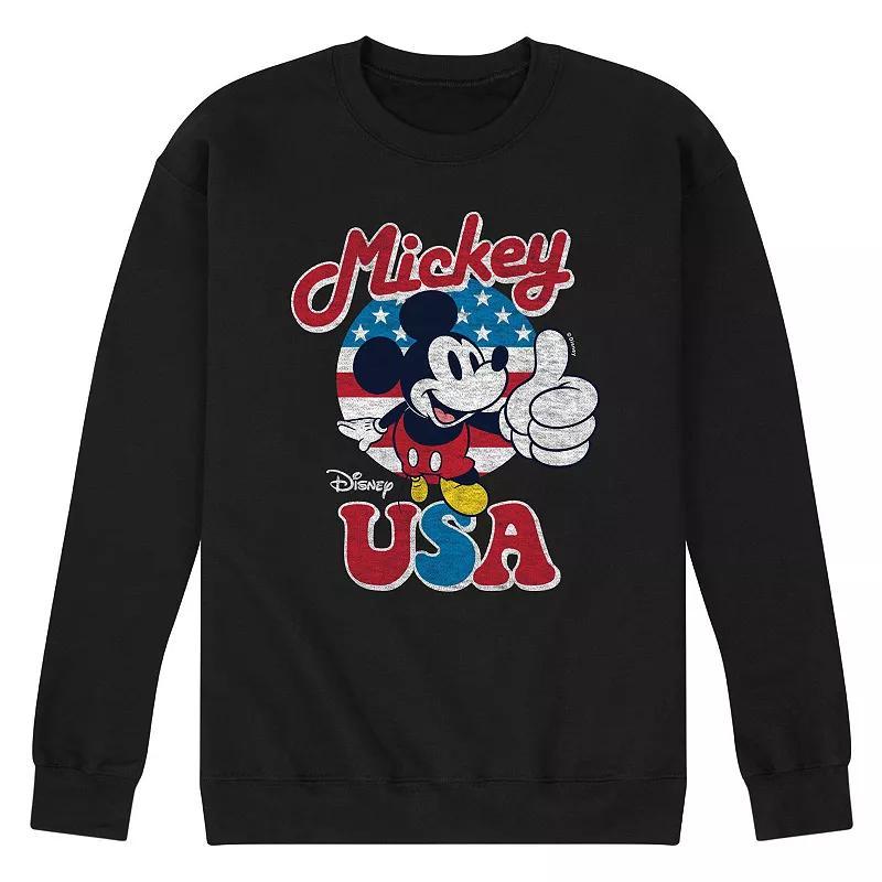 Disneys Mickey Mouse Mens USA Fleece Sweatshirt Product Image