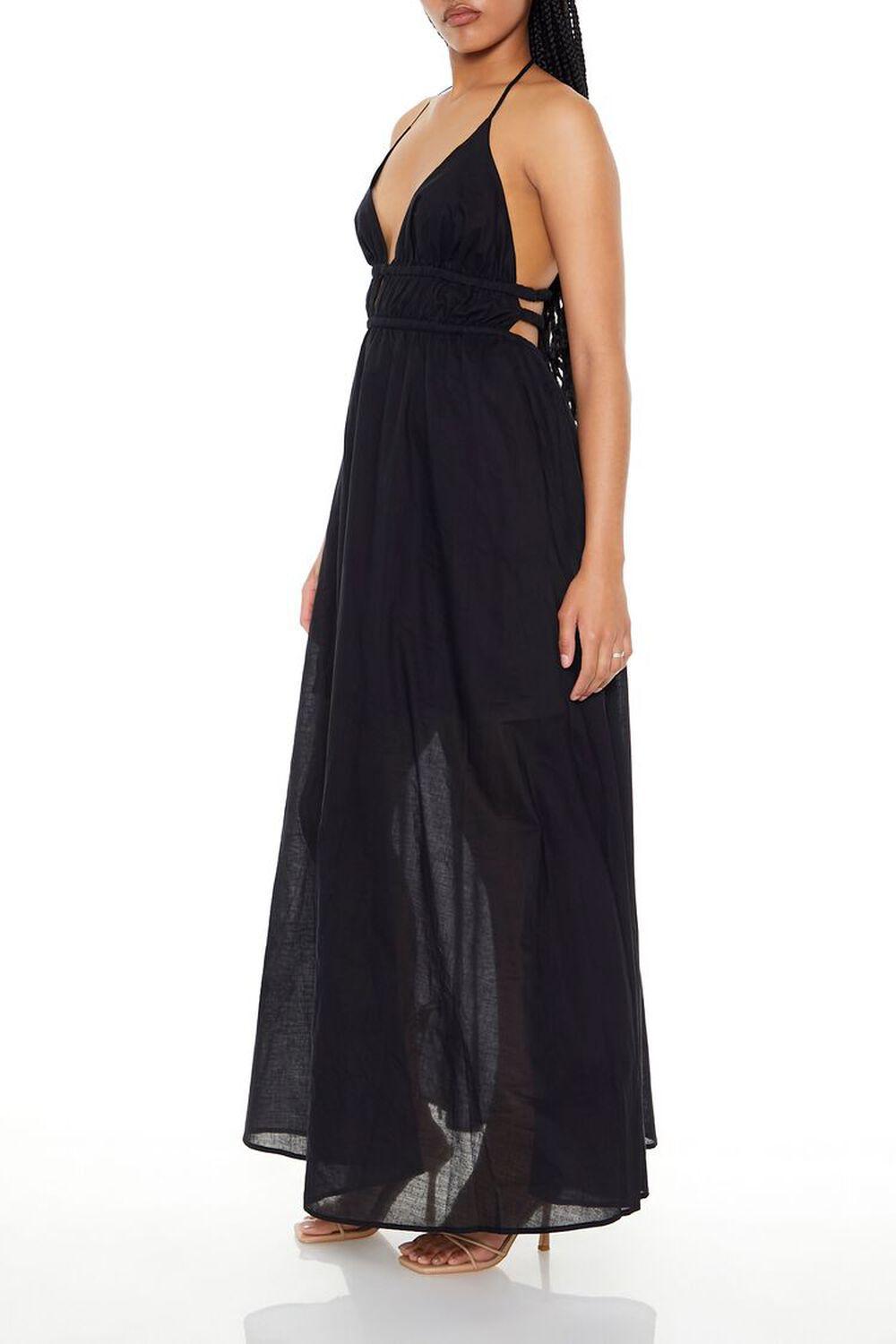 Plunging Halter Maxi Dress | Forever 21 Product Image