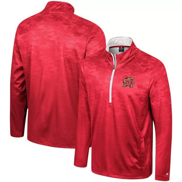 Mens Colosseum Maryland Terrapins The Machine Half-Zip Jacket Product Image