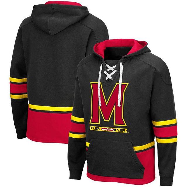 Mens Colosseum Maryland Terrapins Lace Up 3.0 Pullover Hoodie Product Image