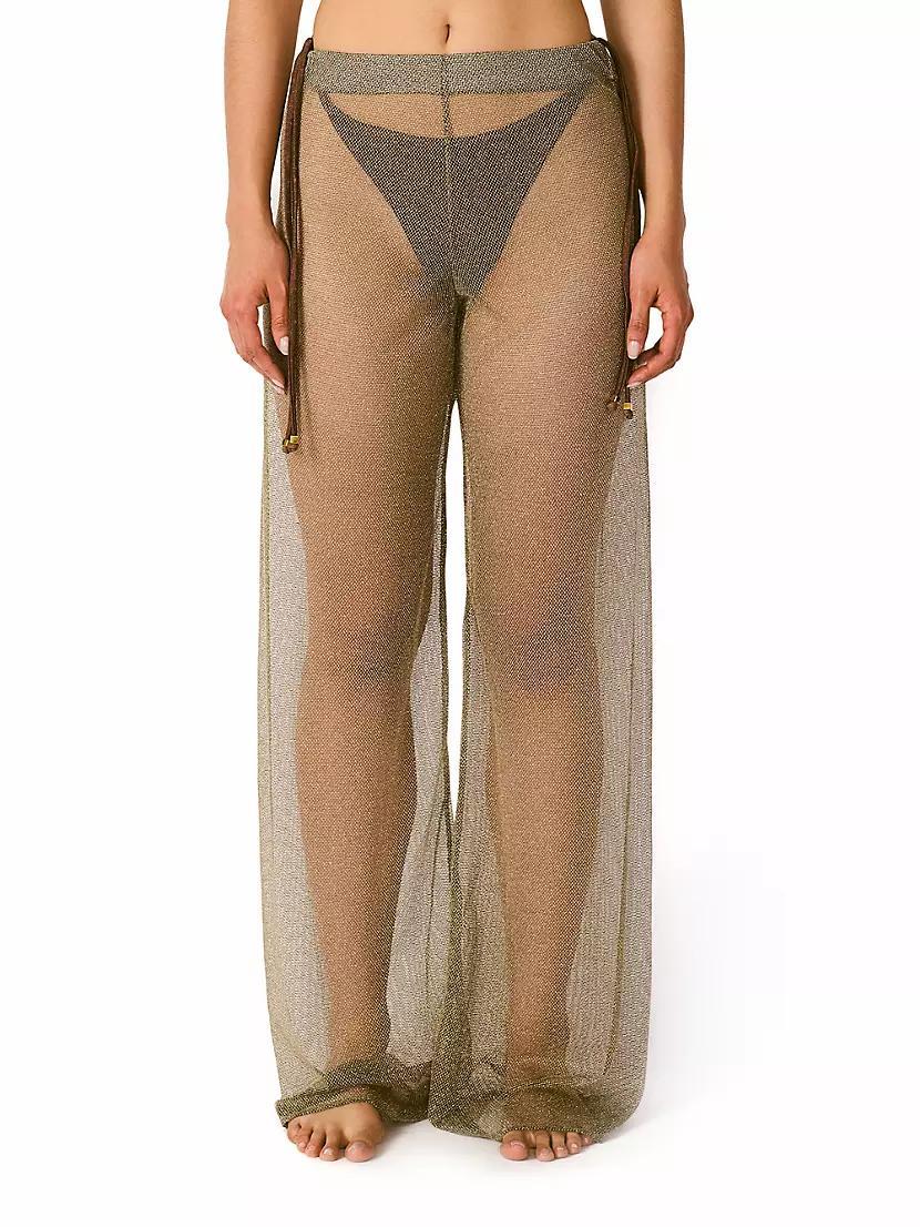 Islote Gem Shimmer Semi-Sheer Pants Product Image