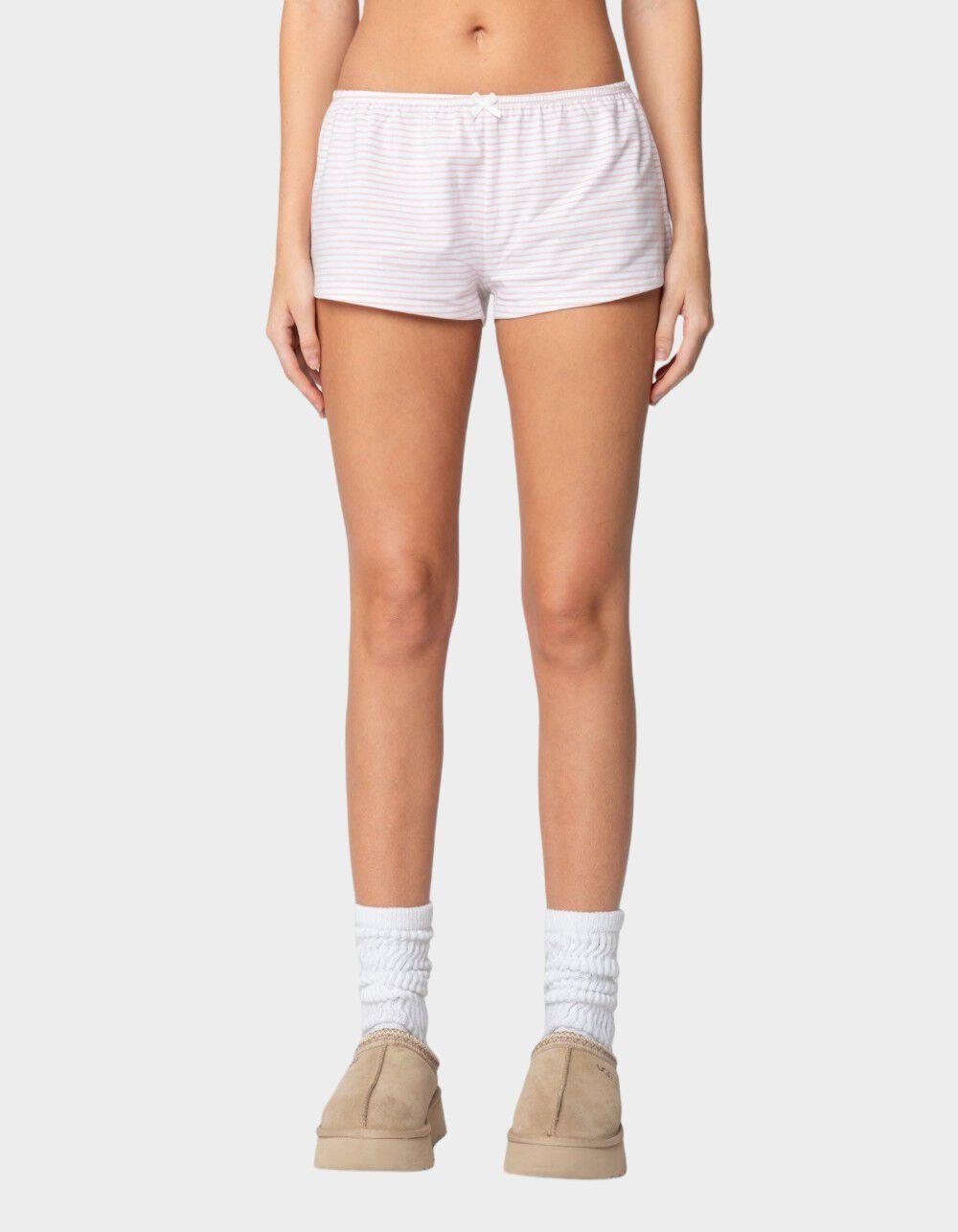 EDIKTED Astor Striped Shorts Product Image