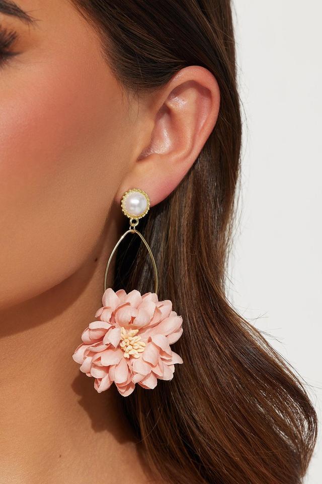 Spring Fever Floral Earrings - Pink/combo Product Image