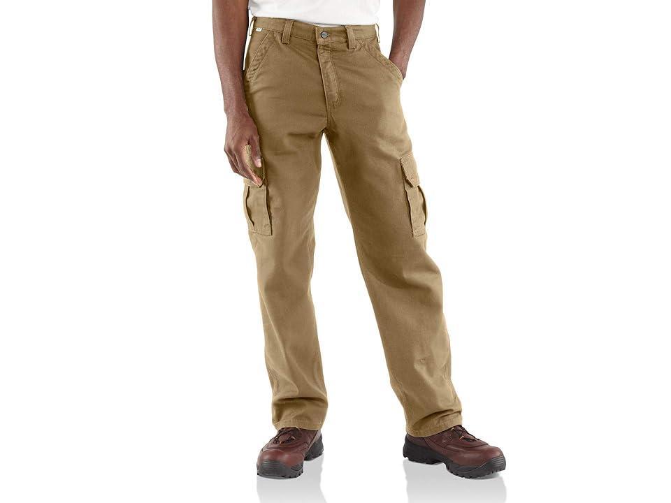 Carhartt Big Tall Flame-Resistant Canvas Cargo Pants (Golden Khaki) Men's Casual Pants Product Image