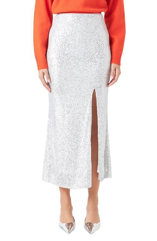 Endless Rose Sequin Midi Skirt Product Image