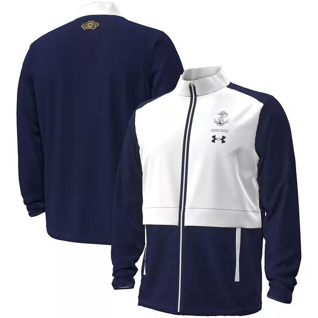 Mens Under Armour Midshipmen 2023 Aer Lingus College Football Classic Full-Zip Jacket Blue Product Image