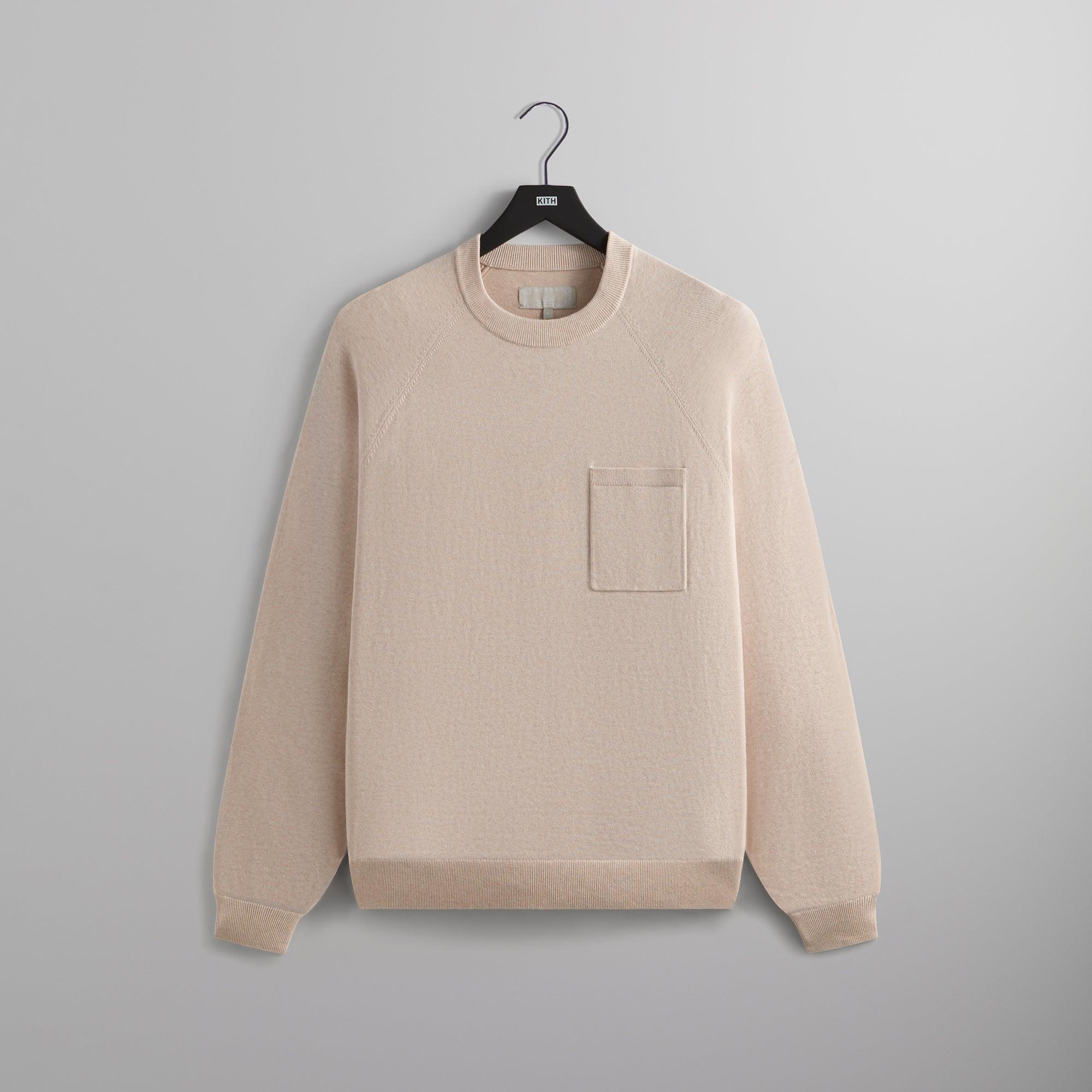 Kith Fine Knit Addision Sweater - Sandy Heather Male Product Image