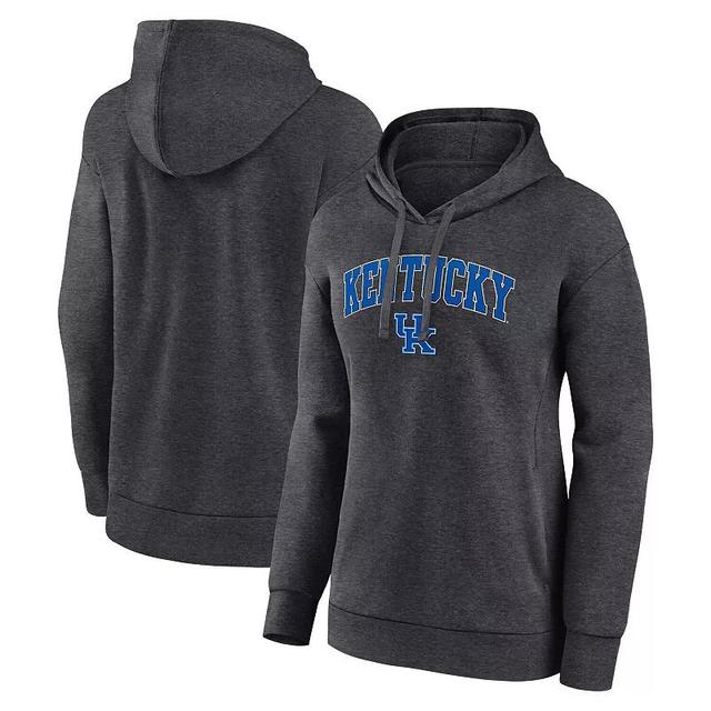 Womens Fanatics Branded Heather Charcoal Kentucky Wildcats Evergreen Campus Pullover Hoodie Product Image