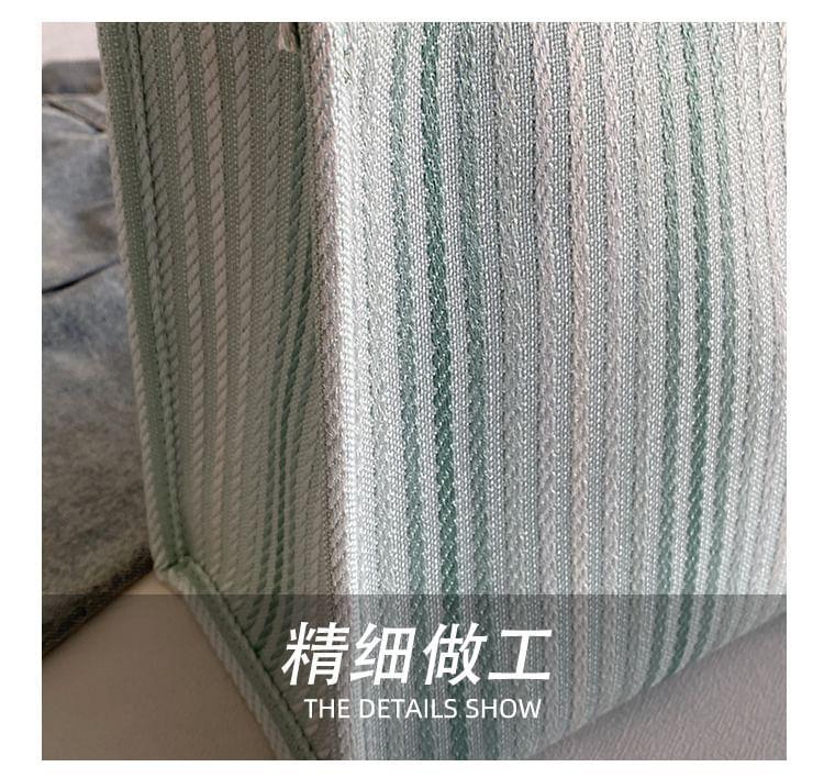 Pleated Canvas Tote Bag Product Image