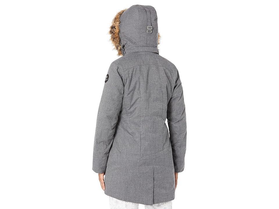 Obermeyer Sojourner Down Jacket (Charcoal) Women's Clothing Product Image