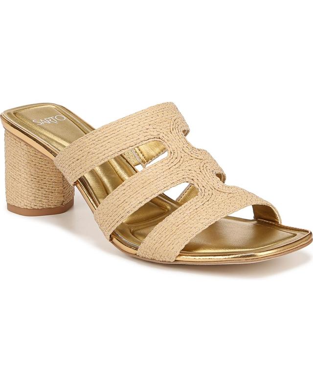 Sarto by Franco Sarto Womens Flexa Carly Block Heel Slide Sandals Product Image