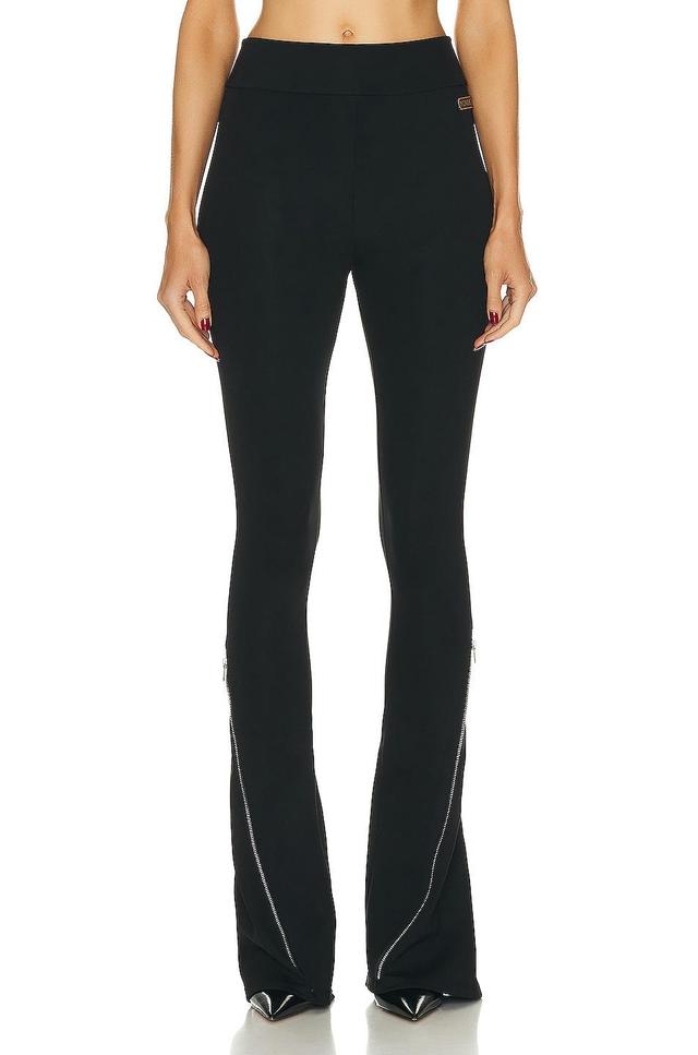 Monse Scuba Zipper Detail Legging in Black - Black. Size 6 (also in ). Product Image