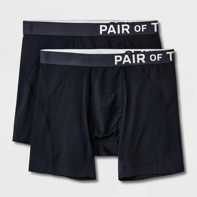 Pair of Thieves Mens SuperCool Boxer Briefs 2pk - Black Product Image