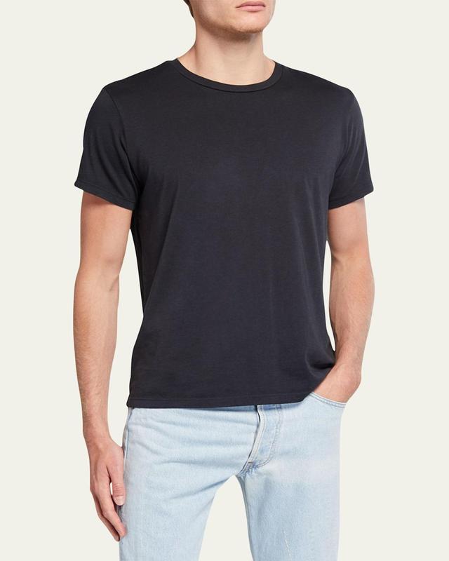 Mens Supima Jersey Solid Crewneck T-Shirt Product Image