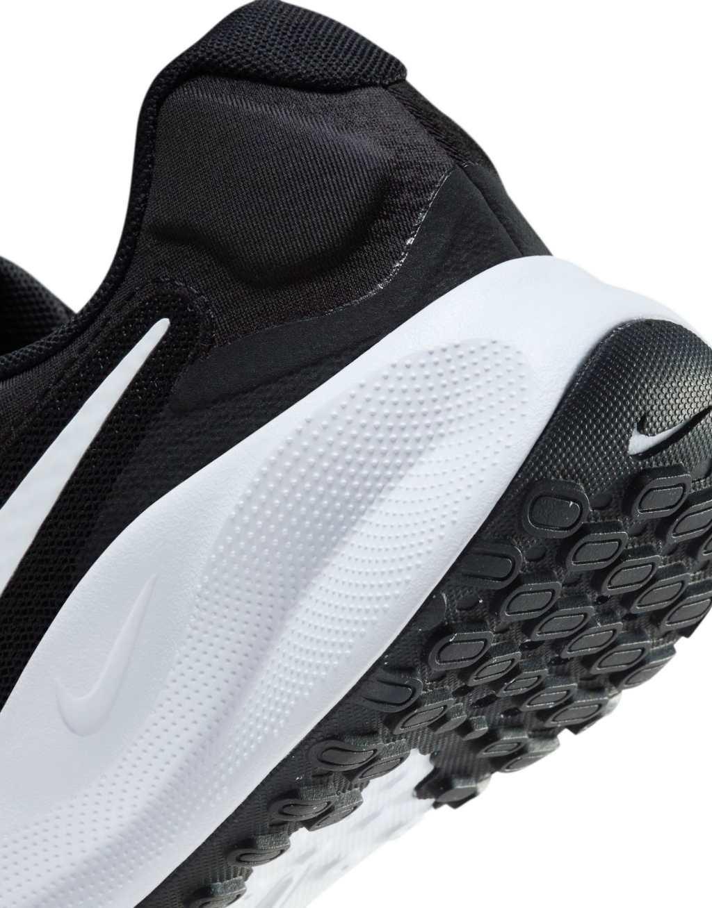 Nike Running Revolution run sneakers in black  Product Image