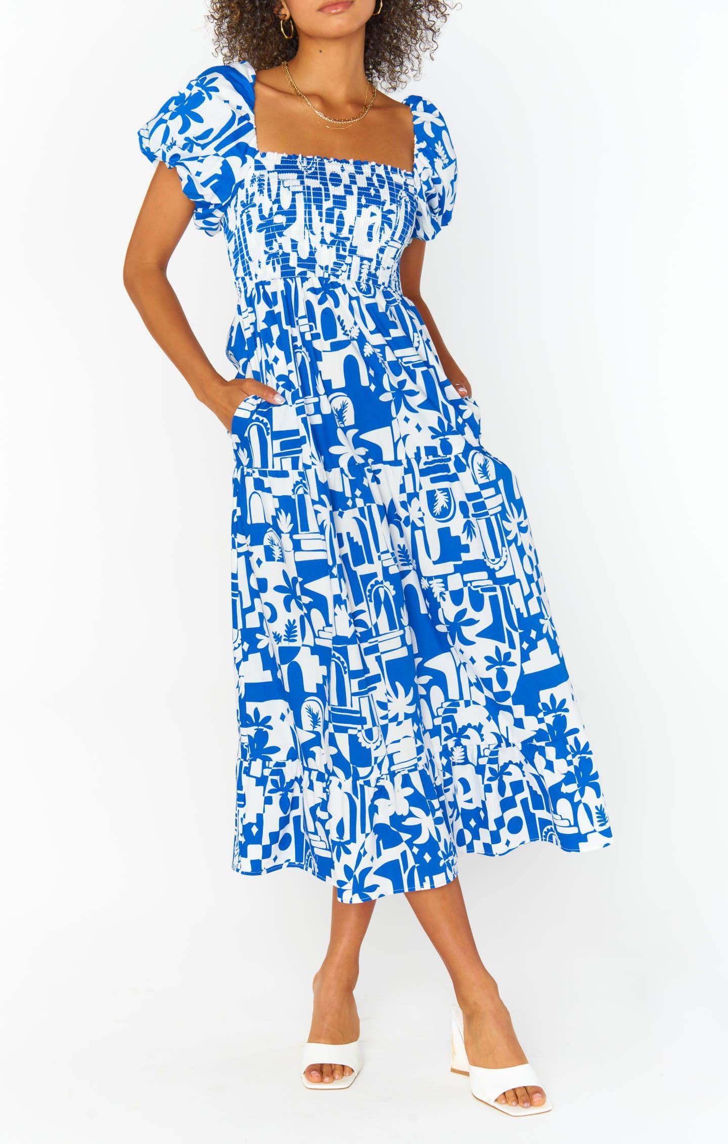 Afternoon Tea Dress ~ Santorini Escape Product Image