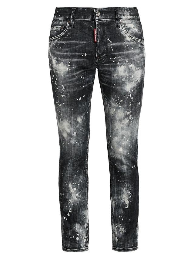 Mens Bleached Skater Jeans Product Image