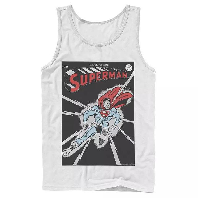 Mens DC Comics Superman No. 32 Comic Cover Poster Tank Top Product Image