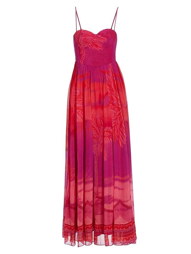 Womens Soma Palm Sweetheart Maxi Dress Product Image