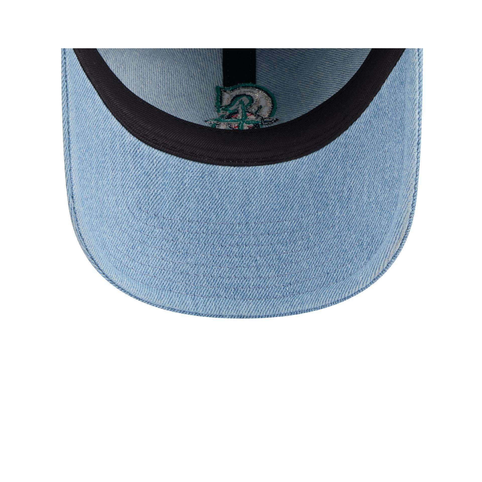 Seattle Mariners Washed Denim 9TWENTY Adjustable Hat Male Product Image