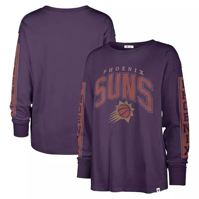 Womens 47 Purple Phoenix Suns Tomcat Long Sleeve T-Shirt Product Image