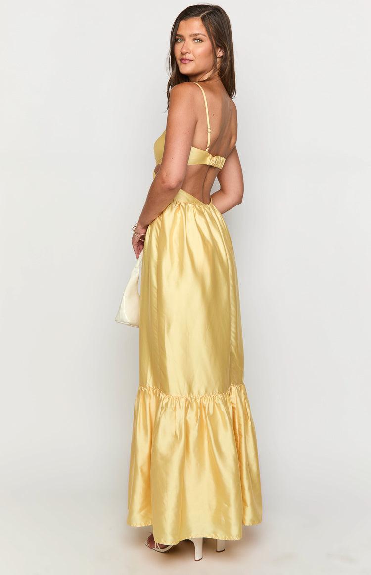 Felicitie Yellow Maxi Dress Product Image