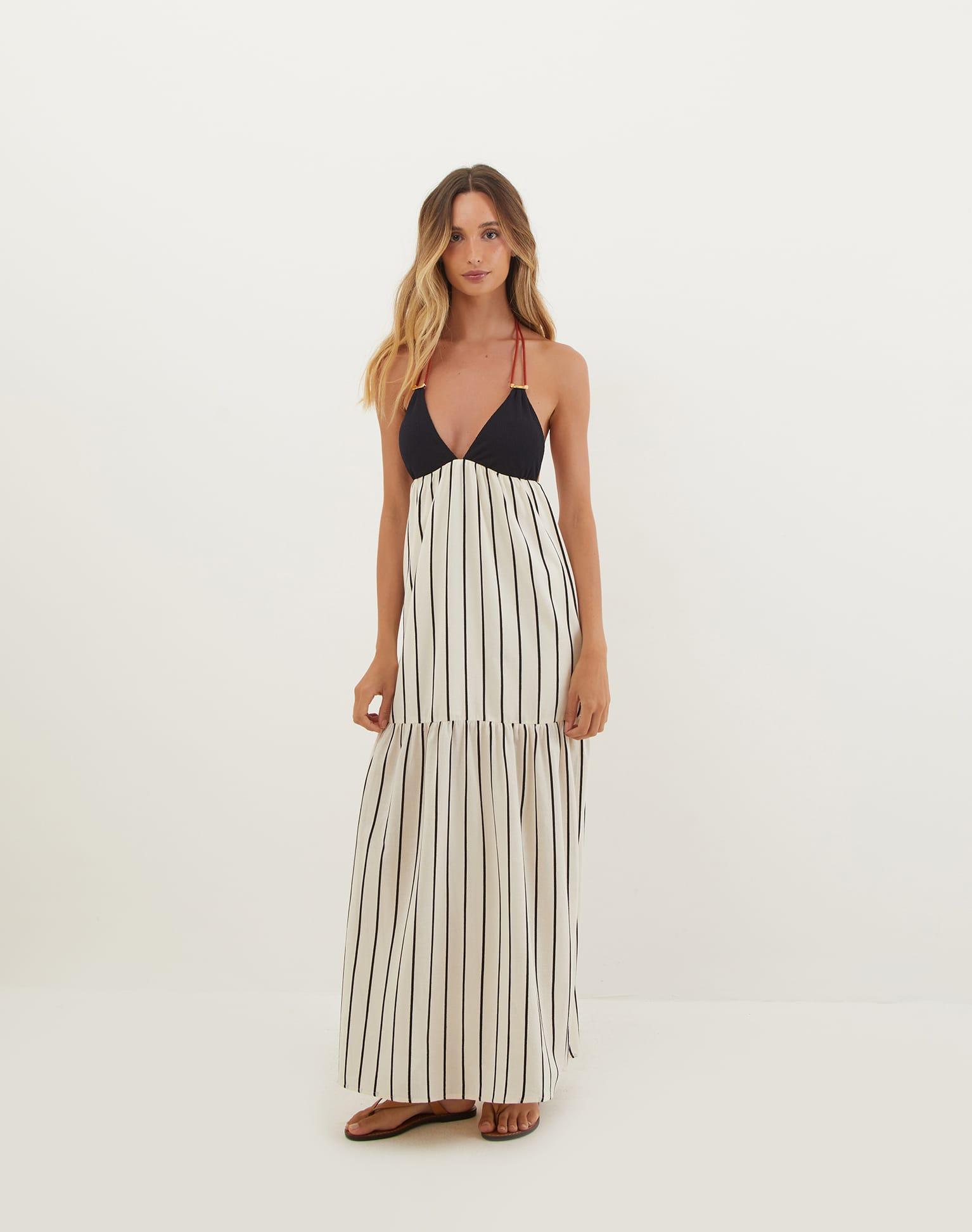 Erica Maxi Dress - Serpentine Product Image