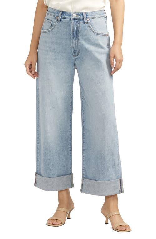 Silver Jeans Co. Baggy Crop Wide Leg Jeans Product Image