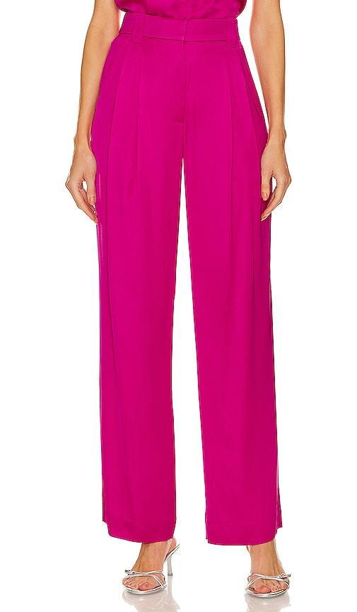 Womens Fynn Pleated Trousers Product Image