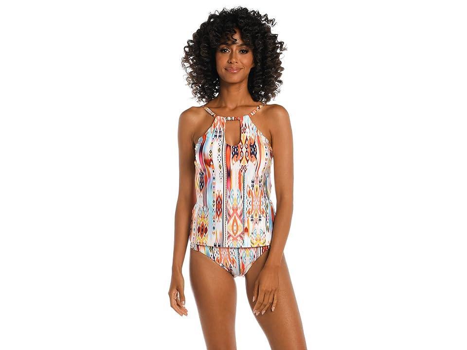 La Blanca Desert Keyhole Underwire Tankini Swim Top Product Image